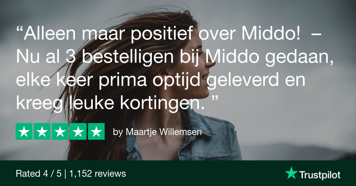 Middo een trustpilot beoordeling