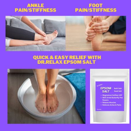 epsom salt foot pain