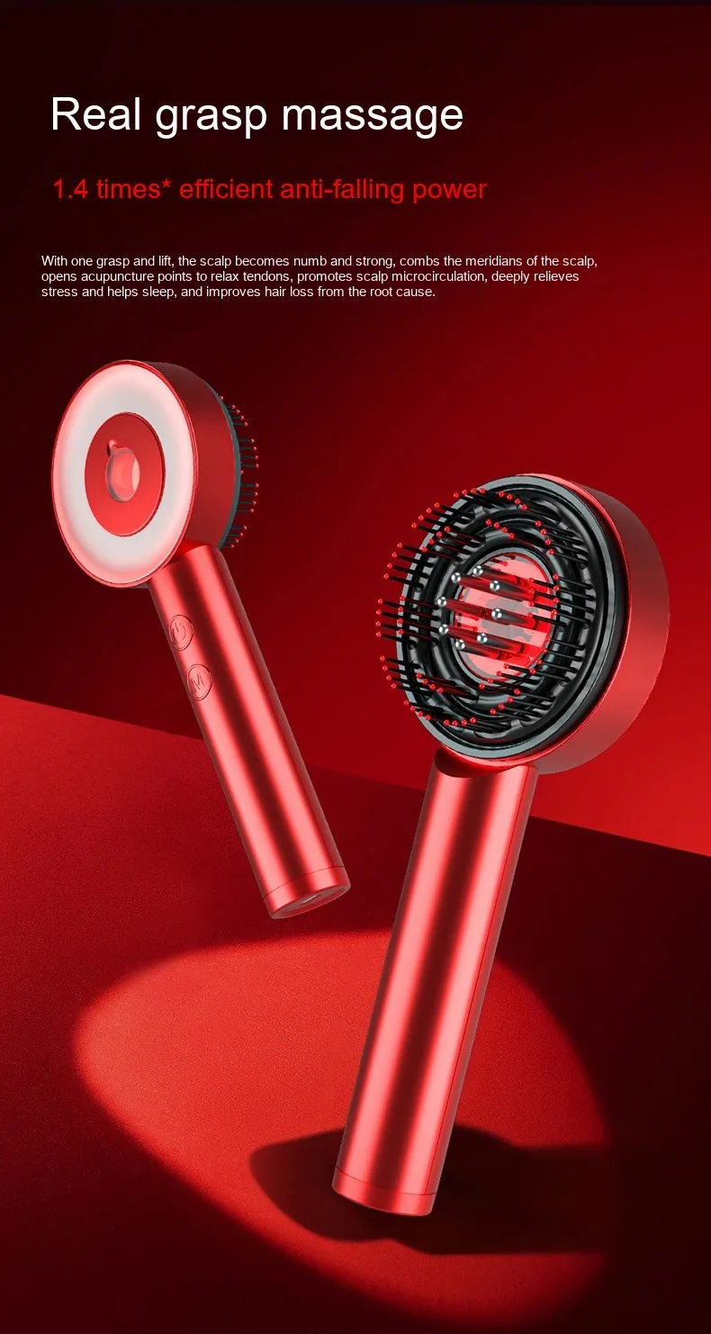 Scalp vibrating massager