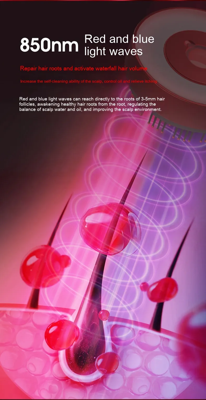Scalp vibrating massager