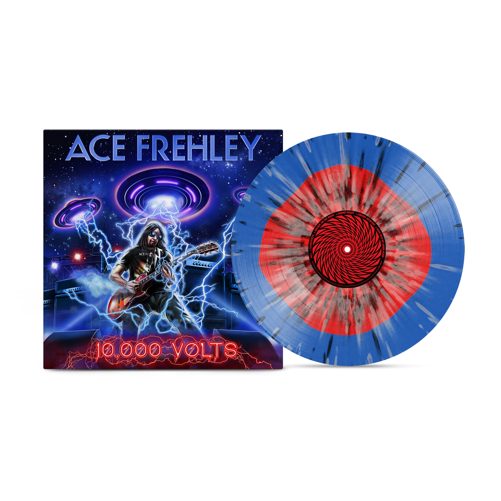 Ace Frehley - 10,000 Volts Color In Color Splatter Vinyl Record
