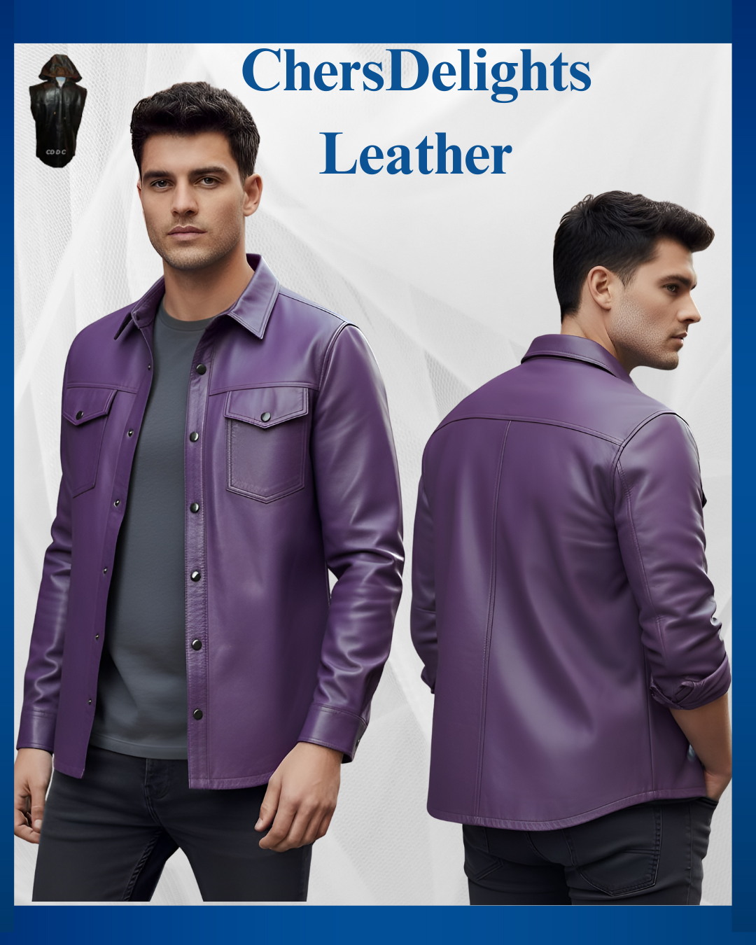 Mens Leather shirts