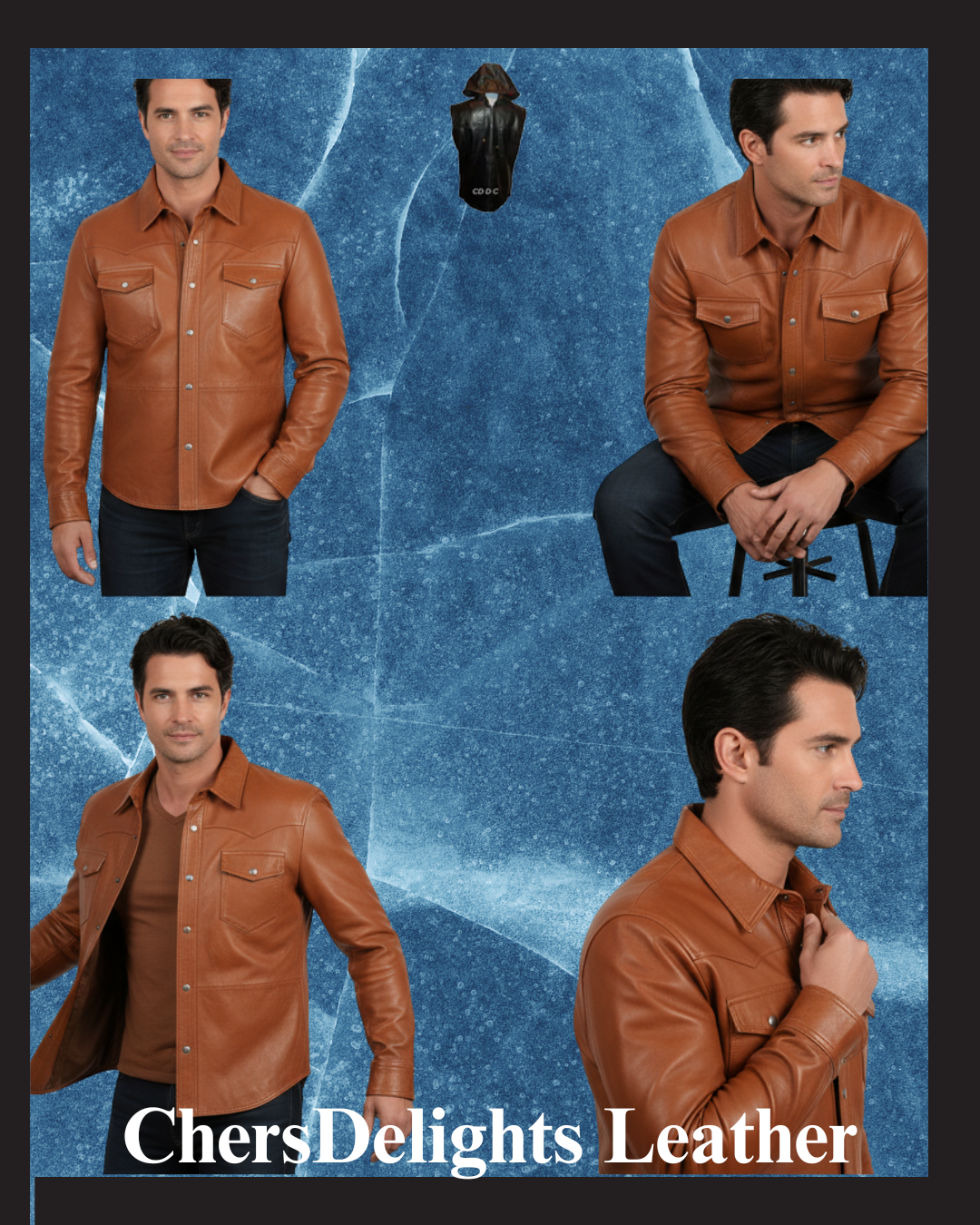 Men's Leather Shirt
