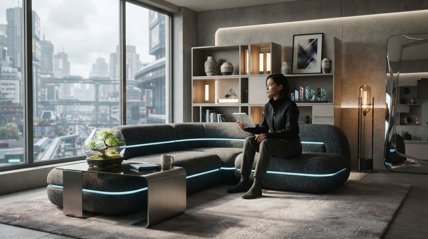 cyberpunk home décor