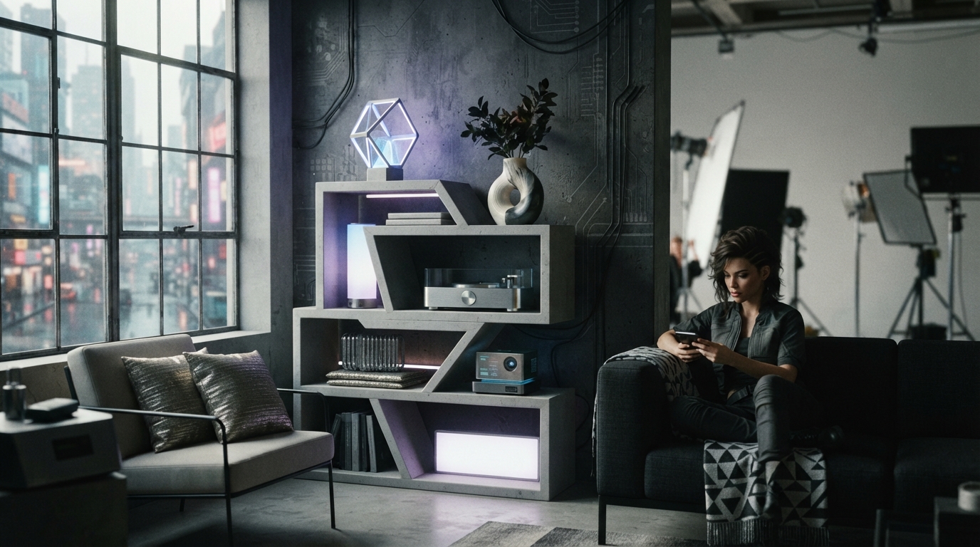cyberpunk home décor